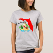Ho-ho-hot! Florida Grappige Kerstwinter T-shirt (Voorkant)