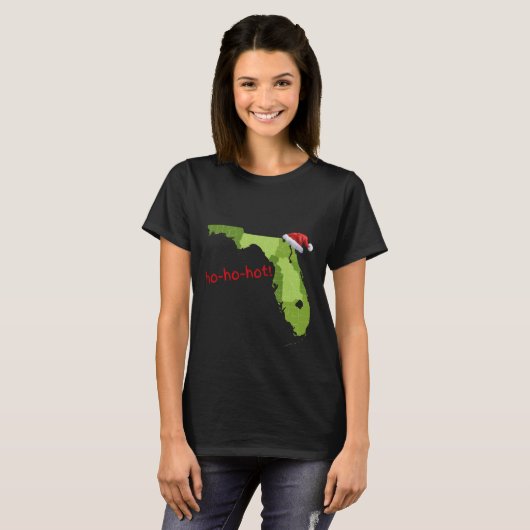 Ho-ho-hot! Florida Grappige Kerstwinter T-shirt (Voorkant volledig)