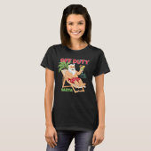 Ho Ho Hot Off The Grid Kerstman T-Shirt (Voorkant volledig)