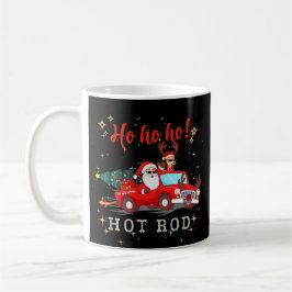 Ho ho Hot Rod Kerstmis Santa Rendieren Vrachtwagen Koffiemok