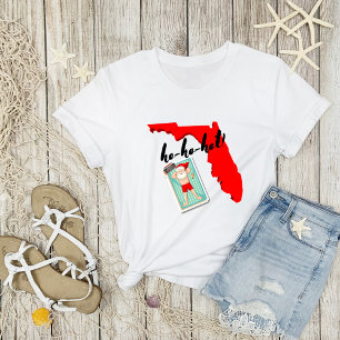 Ho-ho-hot! Vrolijke Kerstmis Florida Stijl Vakanti T-shirt