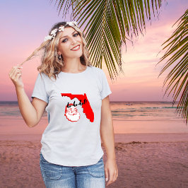 Ho-ho-hot! Vrolijke Kerstmis Florida Stijl Vakanti T-shirt
