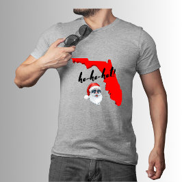 Ho-ho-hot! Vrolijke Kerstmis Florida Stijl Vakanti T-shirt