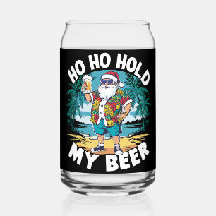 Ho Ho Hou Mijn Bier Vast Kerstmis in Juli Zomer Si Blikvorm Glas