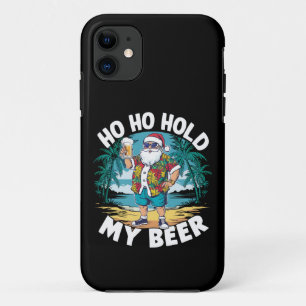 Ho Ho Hou Mijn Bier Vast Kerstmis in Juli Zomer Si Case-Mate iPhone Case