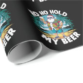 Ho Ho Houd Mijn Bier Kerstmis In Juli Zomer Kerstm Cadeaupapier (Rol Hoek)