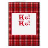 Ho! Ho! HOUD mijn bier. Wenskaart (Voorkant)