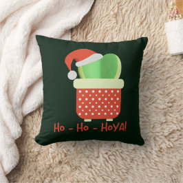 Ho-Ho-Hoya Leuke Kerstmis Santa Hoya Plant Kussen