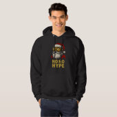 HO HO HYPE – Santa Gold Hoodie (Voorkant volledig)