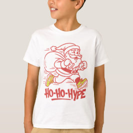Ho-Ho-Hype – Streetwear Santa Sneaker T-shirt