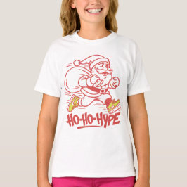Ho-Ho-Hype – Streetwear Santa Sneaker T-shirt