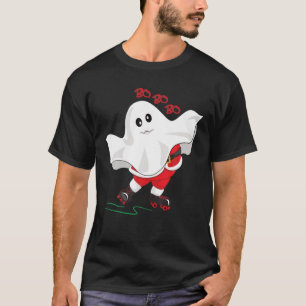 Ho Ho Ik bedoel Bo Bo Bo, Santa Boo, Cute Ghost Ha T-shirt