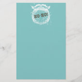 Ho-Ho Kerstfeestdag kerstkerstman — Kerstman — Ker Briefpapier (Voorkant)