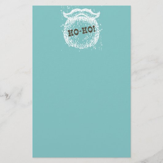 Ho-Ho Kerstfeestdag kerstkerstman — Kerstman — Ker Briefpapier (Voorkant)