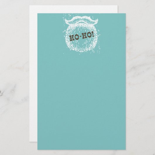 Ho-Ho Kerstfeestdag kerstkerstman — Kerstman — Ker Briefpapier (Voorkant / Achterkant)