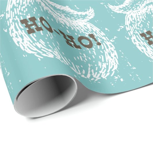 Ho-Ho Kerstfeestdag kerstkerstman — Kerstman — Ker Cadeaupapier (Rol Hoek)