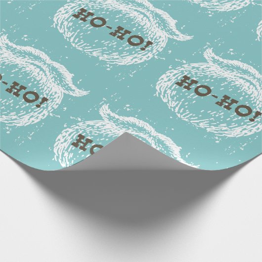 Ho-Ho Kerstfeestdag kerstkerstman — Kerstman — Ker Cadeaupapier (Hoek)