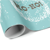 Ho-Ho Kerstfeestdag kerstkerstman — Kerstman — Ker Cadeaupapier (Rol Hoek)