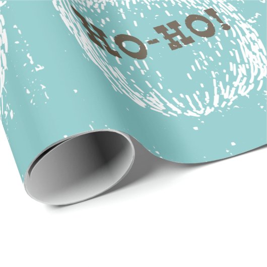 Ho-Ho Kerstfeestdag kerstkerstman — Kerstman — Ker Cadeaupapier (Rol Hoek)