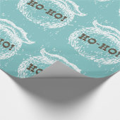 Ho-Ho Kerstfeestdag kerstkerstman — Kerstman — Ker Cadeaupapier (Hoek)