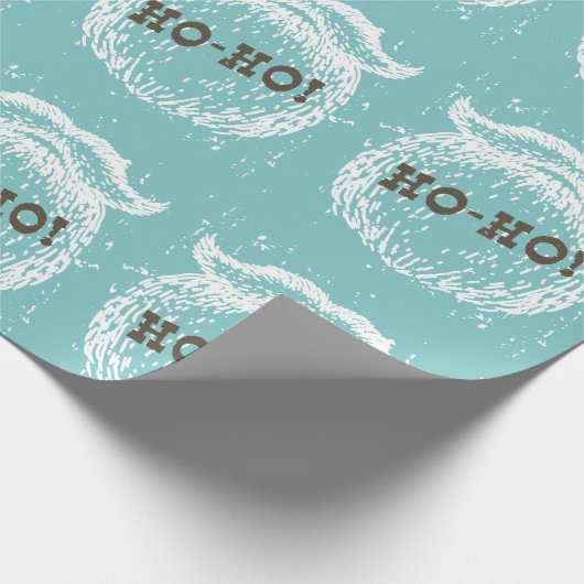 Ho-Ho Kerstfeestdag kerstkerstman — Kerstman — Ker Cadeaupapier (Hoek)