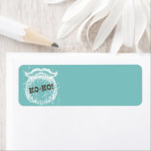 Ho-Ho Kerstfeestdag kerstkerstman — Kerstman — Ker Etiket (Insitu)