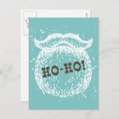 Ho-Ho Kerstfeestdag kerstkerstman — Kerstman — Ker Feestdagenkaart (Voorkant / Achterkant)