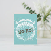Ho-Ho Kerstfeestdag kerstkerstman — Kerstman — Ker Feestdagenkaart (Staand voorkant)