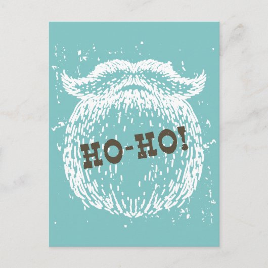 Ho-Ho Kerstfeestdag kerstkerstman — Kerstman — Ker Feestdagenkaart (Voorkant)