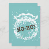 Ho-Ho Kerstfeestdag kerstkerstman — Kerstman — Ker Feestdagenkaart (Voorkant / Achterkant)