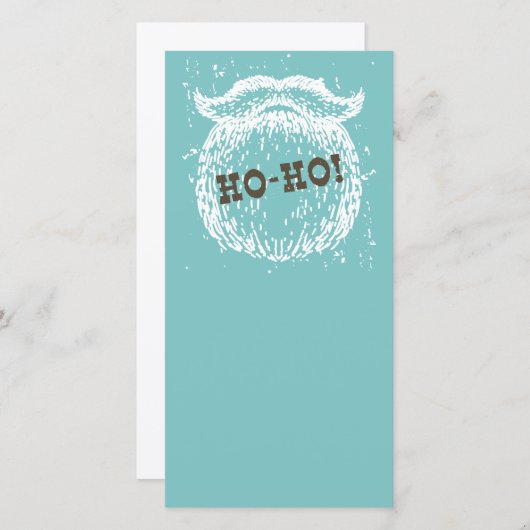 Ho-Ho Kerstfeestdag kerstkerstman — Kerstman — Ker Feestdagenkaart (Voorkant / Achterkant)