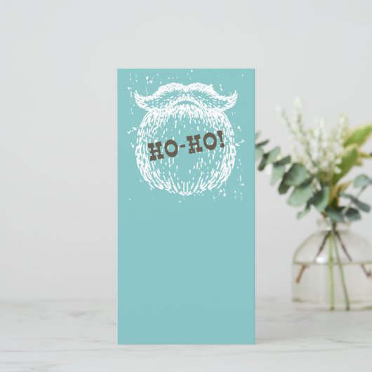 Ho-Ho Kerstfeestdag kerstkerstman — Kerstman — Ker Feestdagenkaart (Staand voorkant)