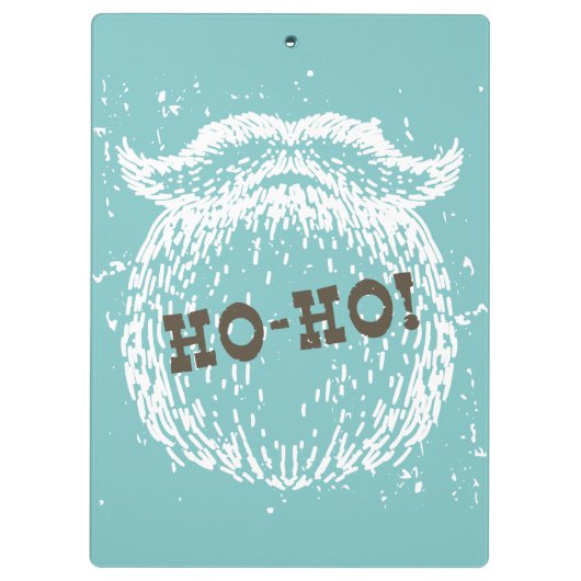 Ho-Ho Kerstfeestdag kerstkerstman — Kerstman — Ker Klembord (Achterkant)