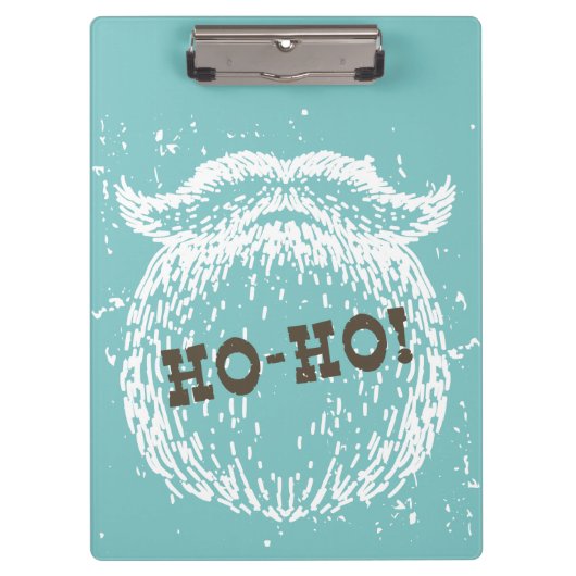 Ho-Ho Kerstfeestdag kerstkerstman — Kerstman — Ker Klembord (Voorkant)