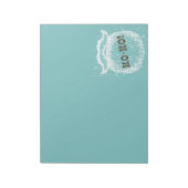 Ho-Ho Kerstfeestdag kerstkerstman — Kerstman — Ker Notitieblok (Linkerzijde)