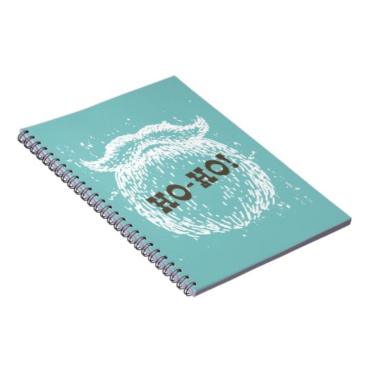 Ho-Ho Kerstfeestdag kerstkerstman — Kerstman — Ker Notitieboek (Rechterzijde)