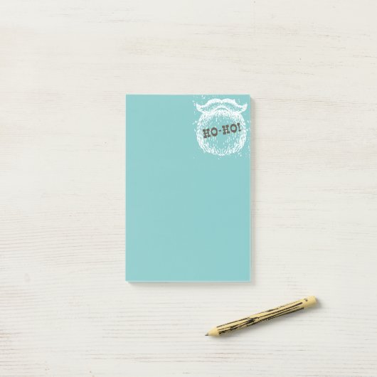 Ho-Ho Kerstfeestdag kerstkerstman — Kerstman — Ker Post-it® Notes (Op bureau)