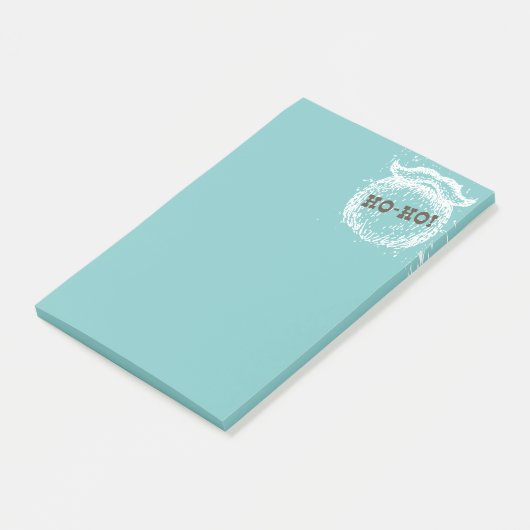 Ho-Ho Kerstfeestdag kerstkerstman — Kerstman — Ker Post-it® Notes (Schuin)