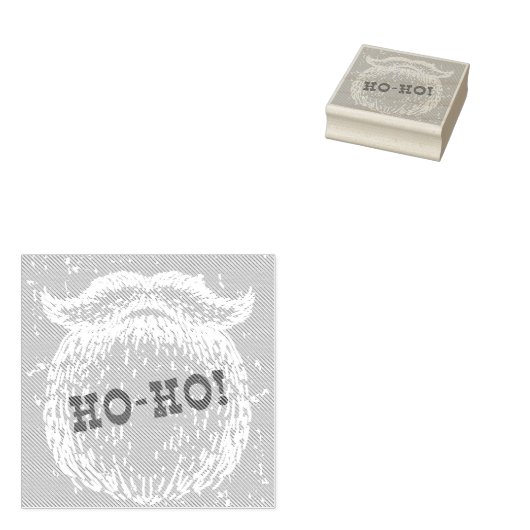 Ho-Ho Kerstfeestdag kerstkerstman — Kerstman — Ker Rubberstempel (Gestempeld)