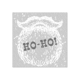 Ho-Ho Kerstfeestdag kerstkerstman — Kerstman — Ker Rubberstempel