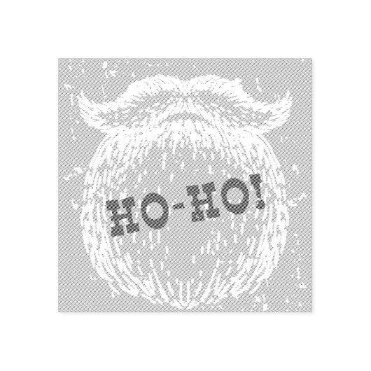 Ho-Ho Kerstfeestdag kerstkerstman — Kerstman — Ker Rubberstempel (Afrduk)