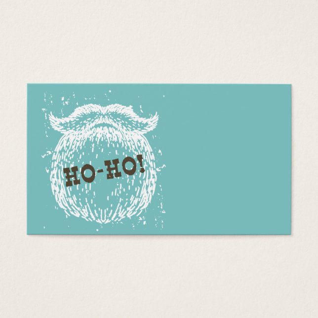 Ho-Ho Kerstfeestdag kerstkerstman — Kerstman — Ker Visitekaartjes (Voorkant)