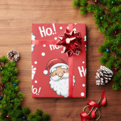 Ho Ho Kerstinpakpapier Cadeaupapier