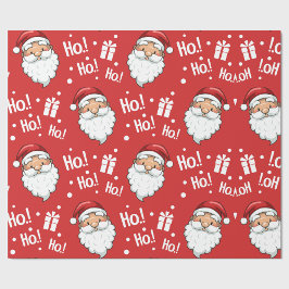 Ho Ho Kerstinpakpapier Cadeaupapier