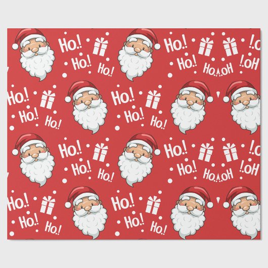 Ho Ho Kerstinpakpapier Cadeaupapier