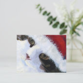 Ho Ho Kitty Cat Briefkaart (Staand voorkant)