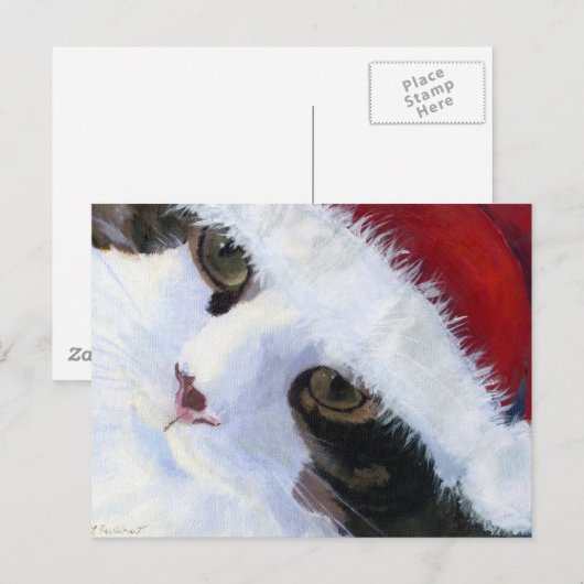 Ho Ho Kitty Cat Briefkaart (Voorkant / Achterkant)