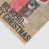 Ho, Ho Merry Chirstmas Santa Claus Dictitionary Ar Tissuepapier (Detail)