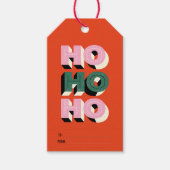 HO HO MERRY CHRISTMAS CADEAULABEL (Voorkant)