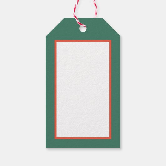 Ho Ho Merry Christmas Santa Cadeaulabel (Achterkant)